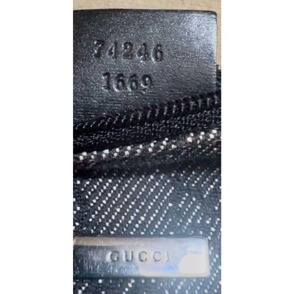 Gucci GG Denim Zip Pouch - Picture 7 of 8